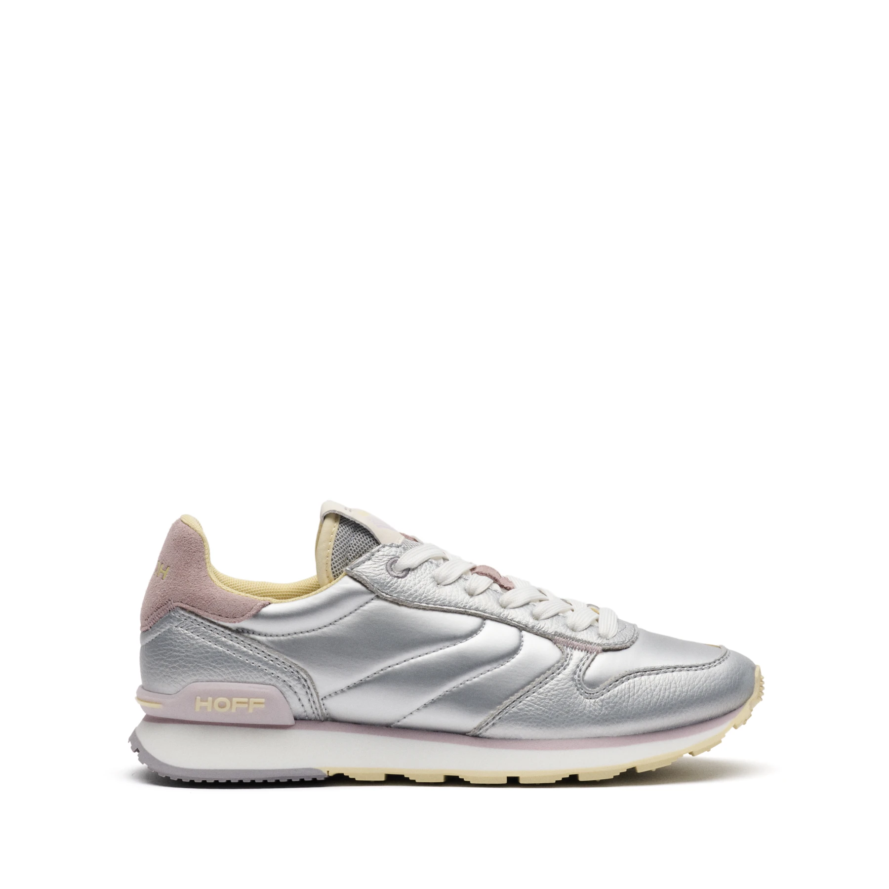 Tiryns Metallic Leather and Suede Trainers Gallery