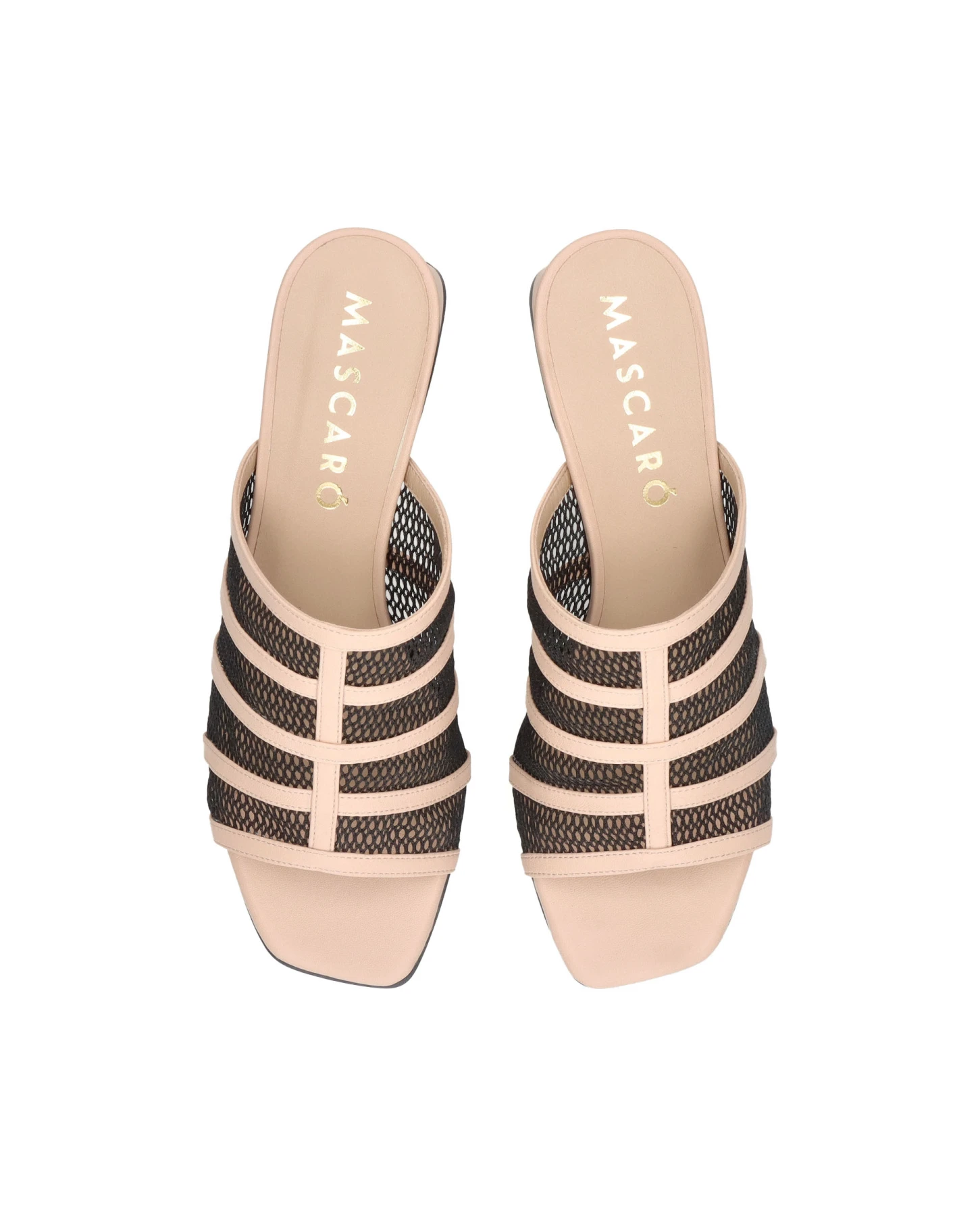Mesh Block Heel Mules Gallery