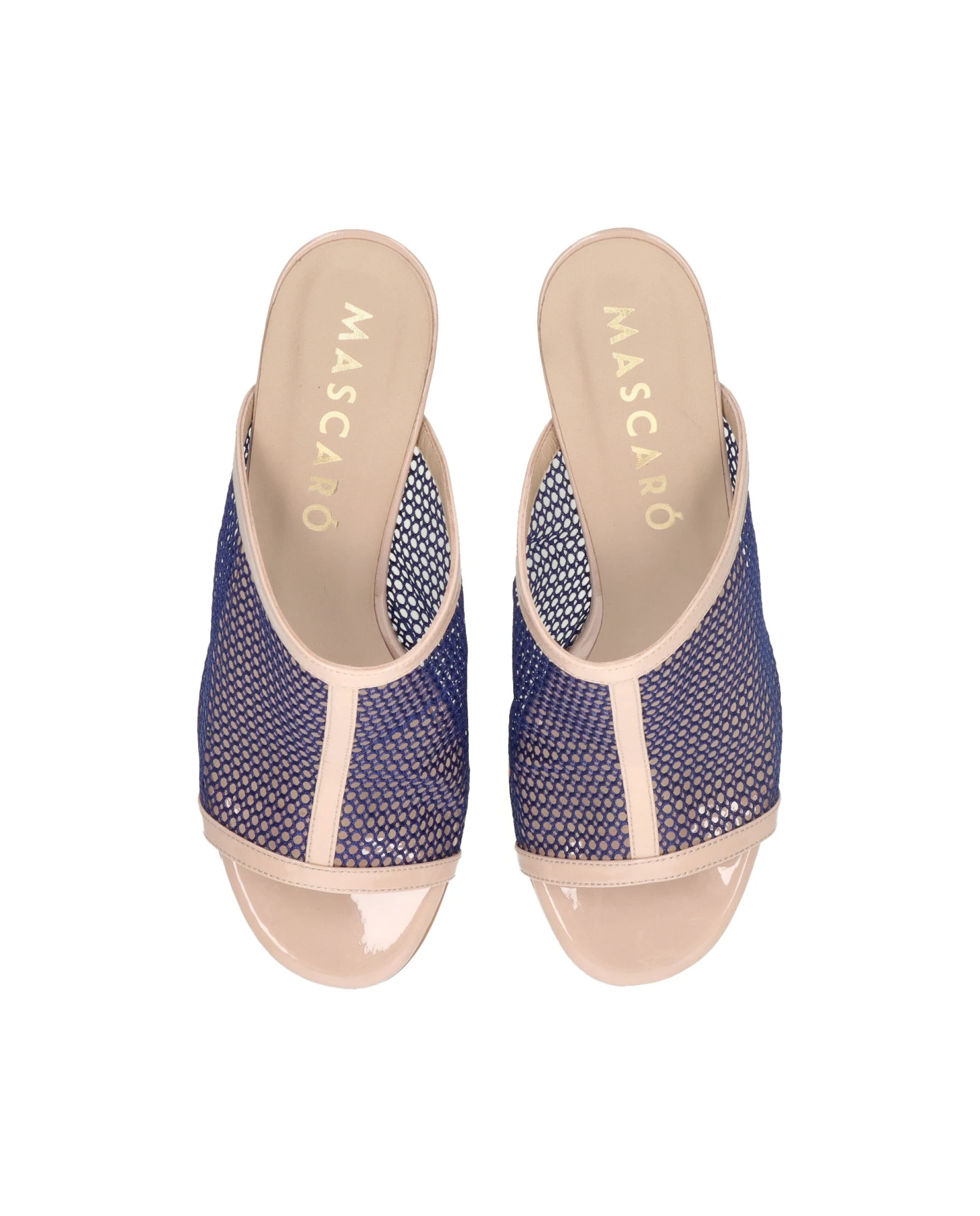 Open-Toe Mesh Block Heel Mules Gallery