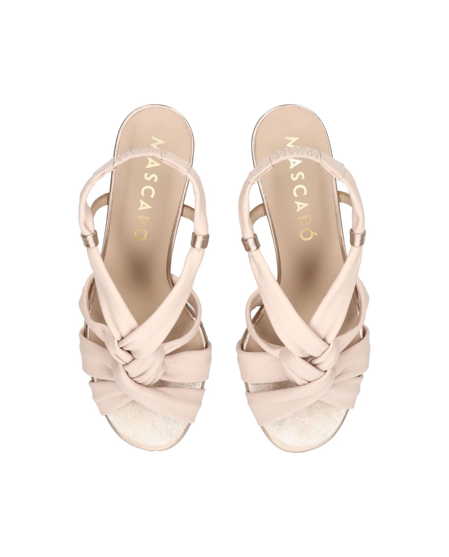 Twisted Strap Heeled Sandals Gallery