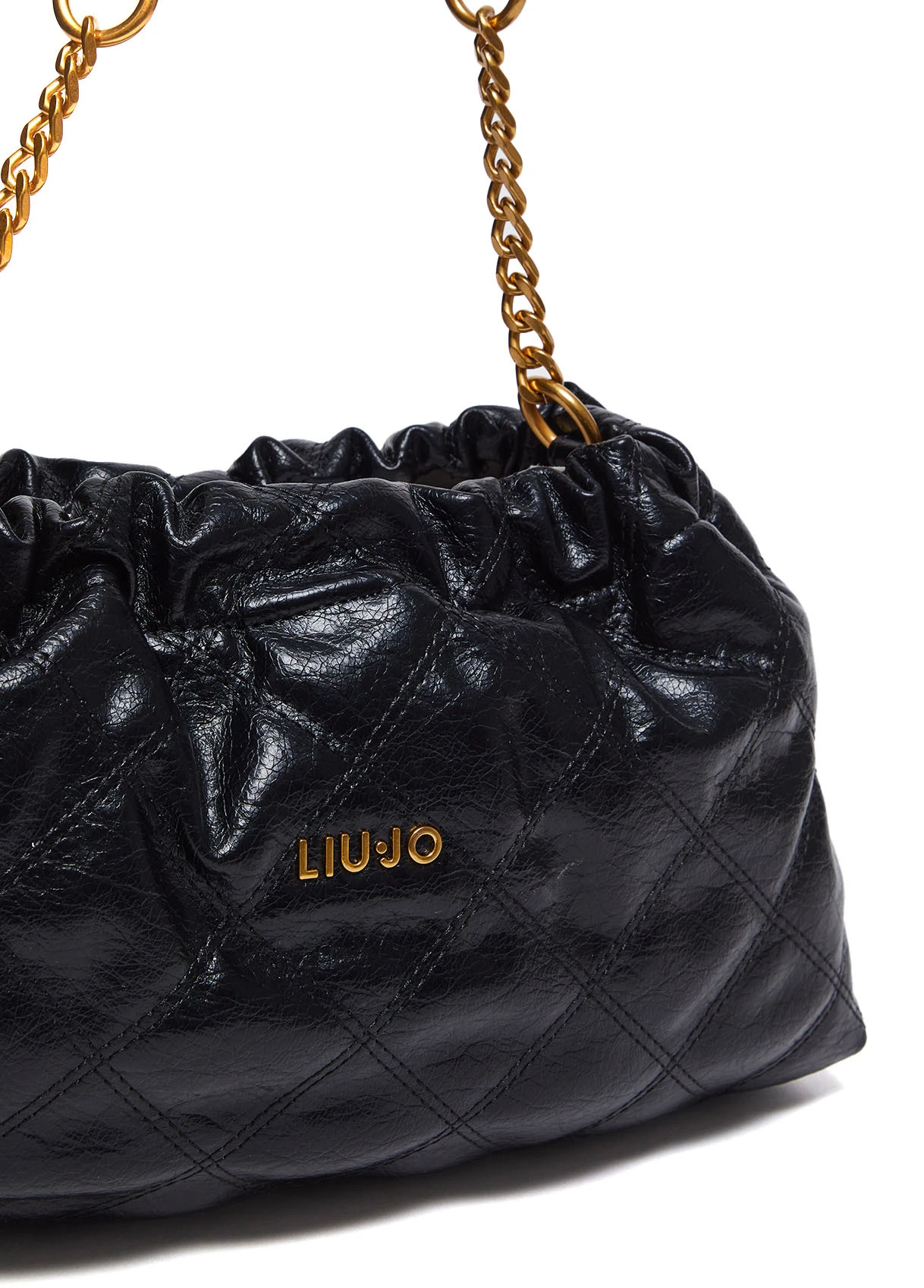 Quilted Tote Bag with Chain Strap Gallery