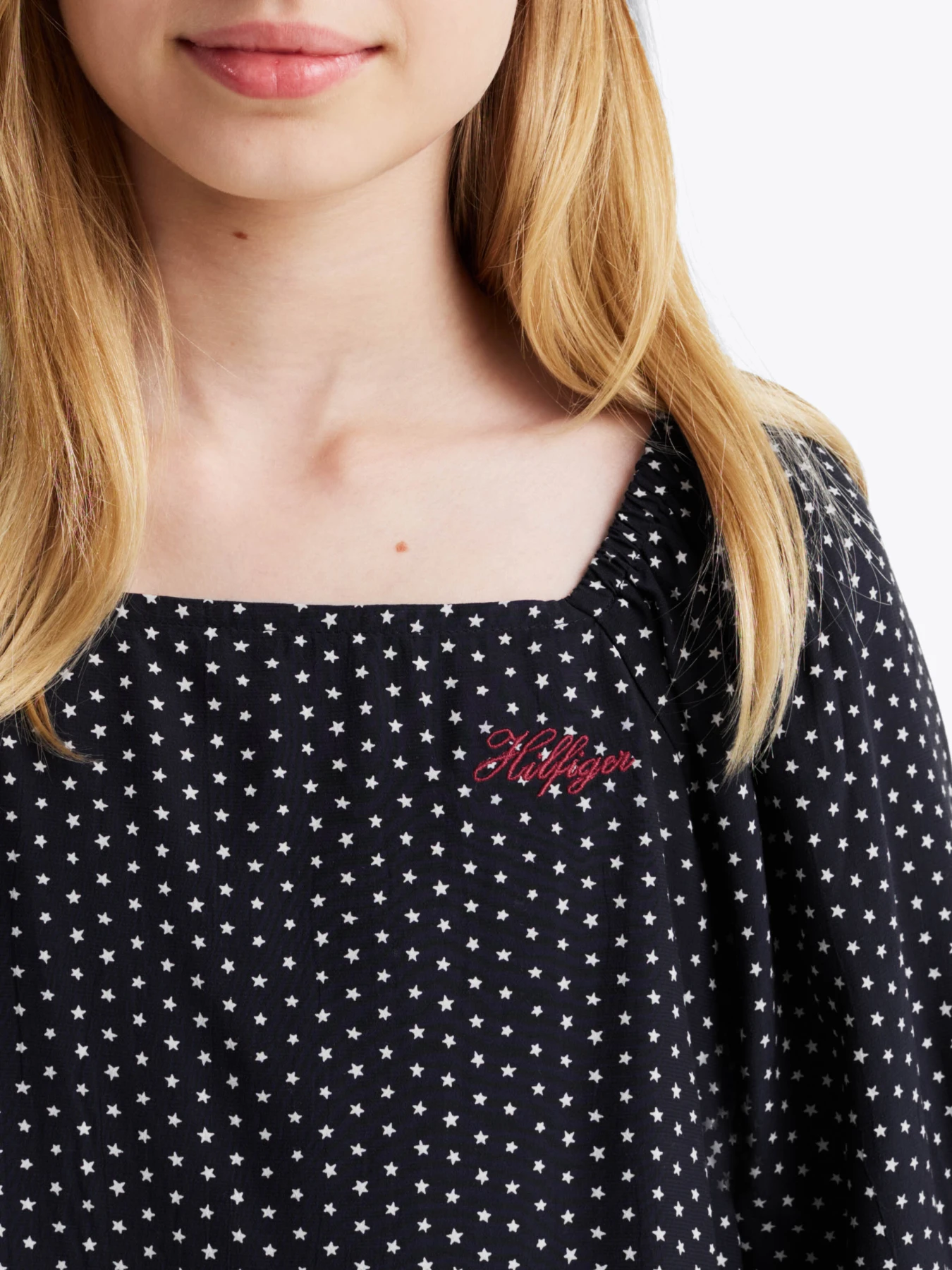 LONG SLEEVE BLOUSE WITH STAR PRINT Gallery