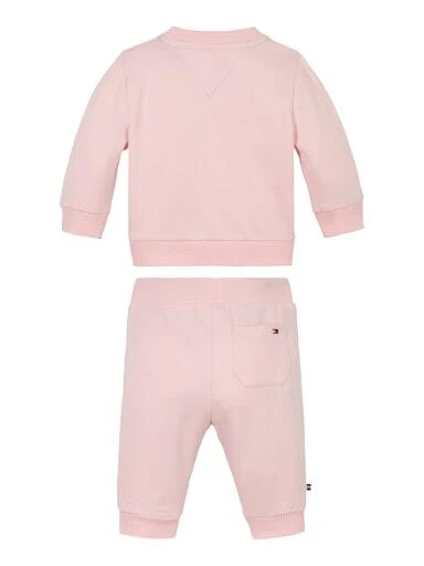 COTTON LOGO SWEATSHIRT & JOGGER SET Gallery