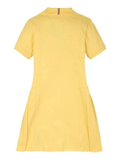 PLEATED SHORT SLEEVE POLO DRESS Gallery