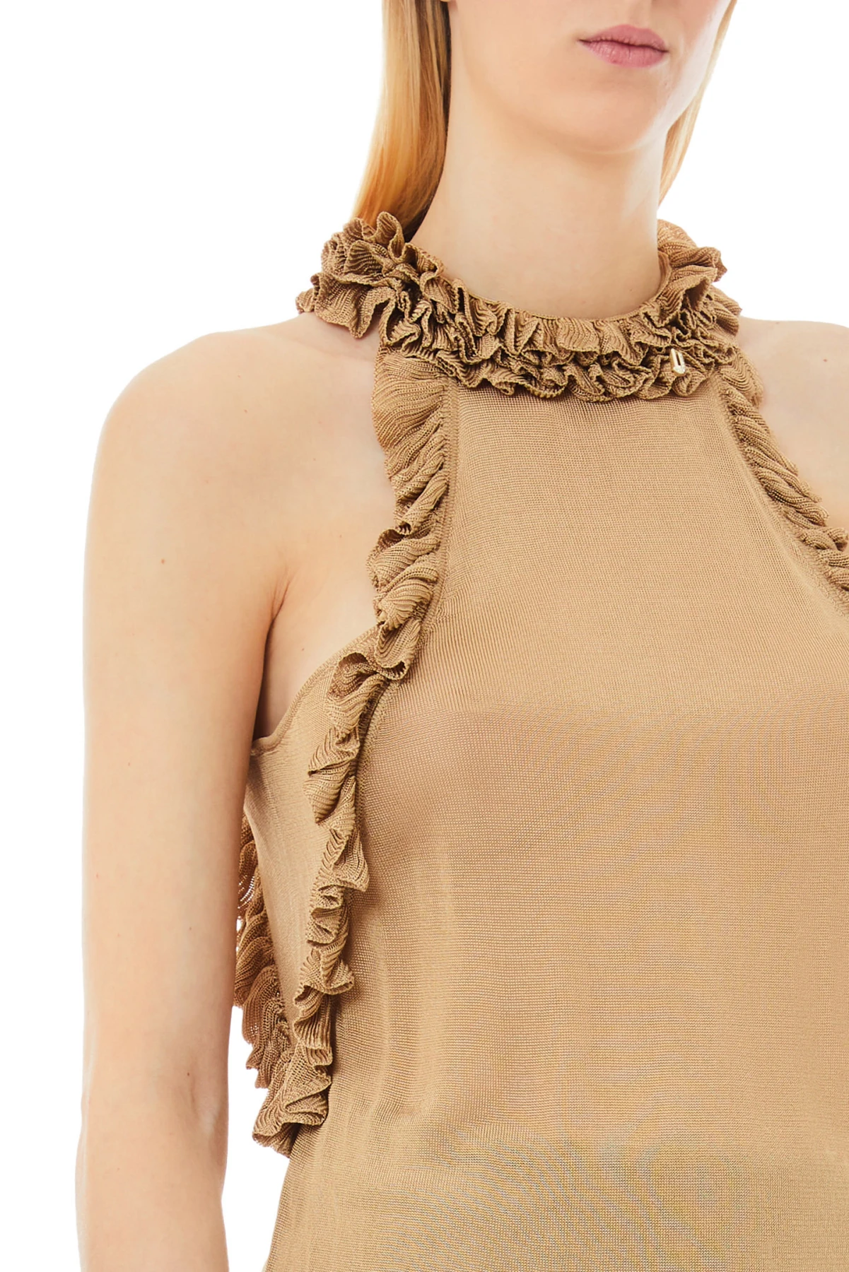 Sleeveless Ruffled Top Gallery