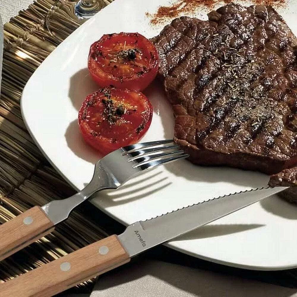 Set of 6 - Wooden Steak Knife  Gallery