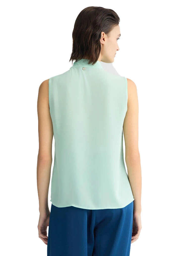 Sleeveless Top with Scarf Gallery