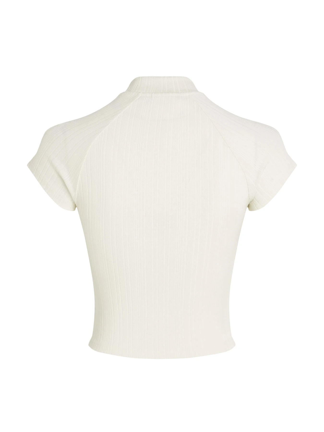 Ribbed Mock Neck Top Gallery