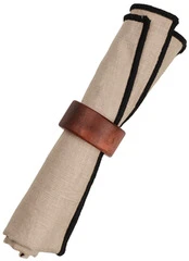 Set Of 2 Napkin Rings Round Rilled Gallery