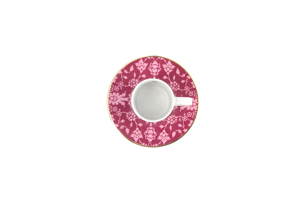 Glamorous Fuchsia Coffee Cup&Saucer 80cc Gallery