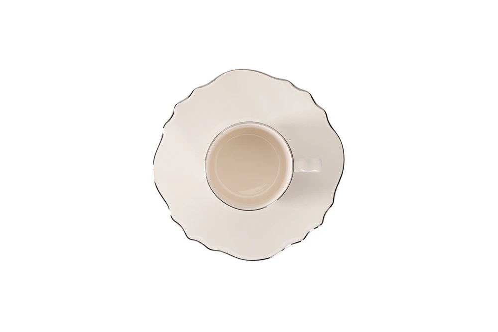 Tide Platinum Banded Coffee Set for 4 People Gallery