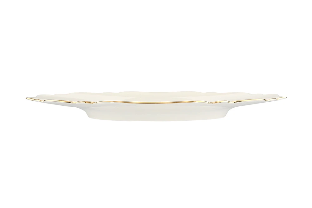  Tide Gold Banded Oval Plate 32cm Gallery
