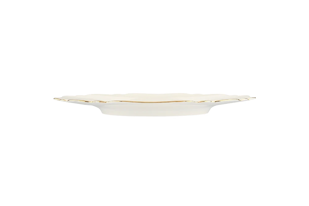  Tide Gold Banded Oval Plate 24cm Gallery