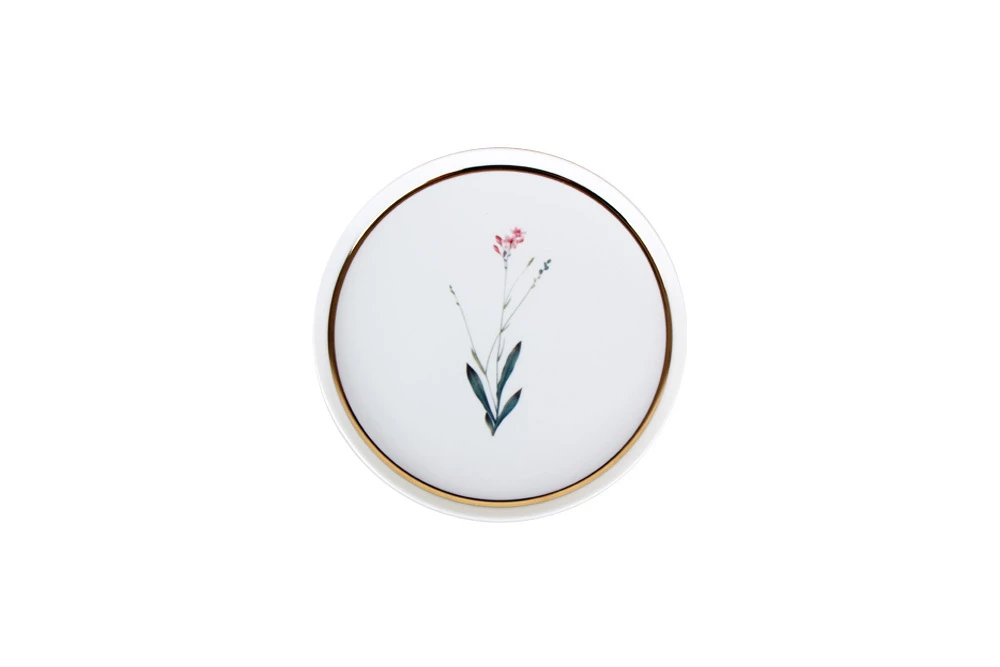 Botanical Design 4 Flat Plate 18cm Gallery
