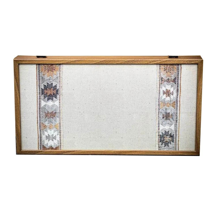 Wooden Backgammon printed-Bohemian Style 48x26cm Gallery