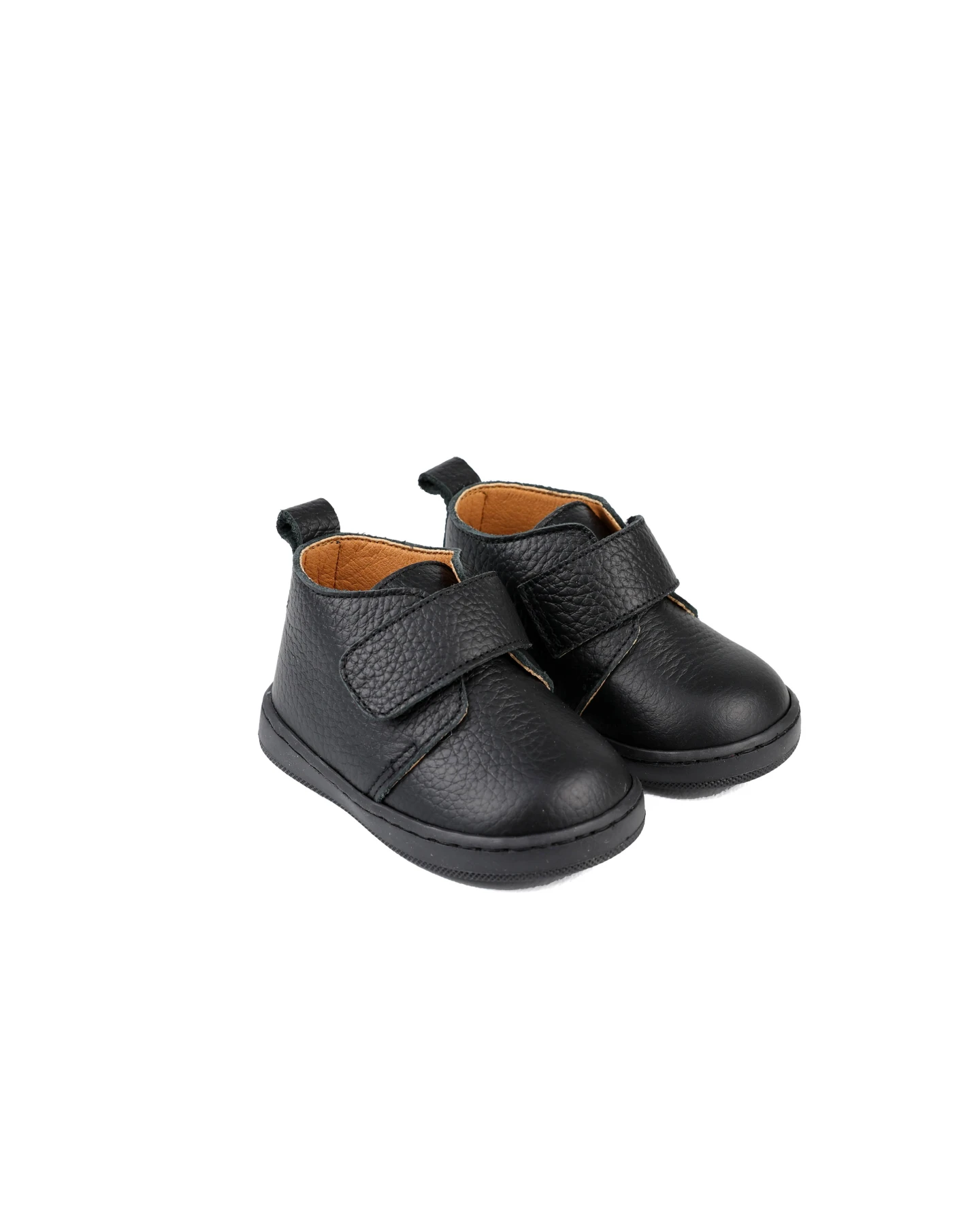 SINGLE STRAP VELCRO PRINTED LEATHER BOOTS Gallery