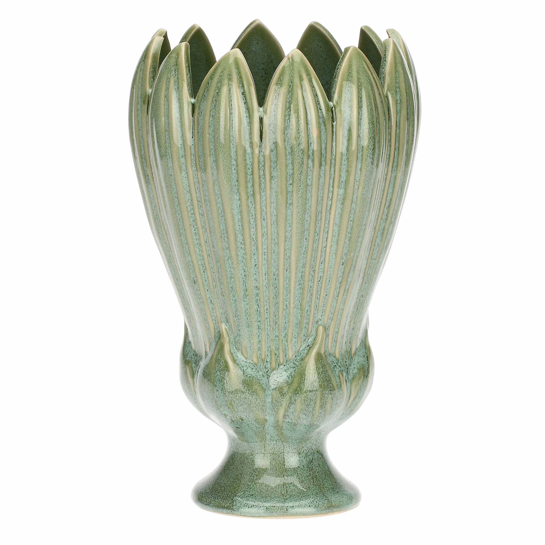 CROCUS VASE GREEN L Gallery