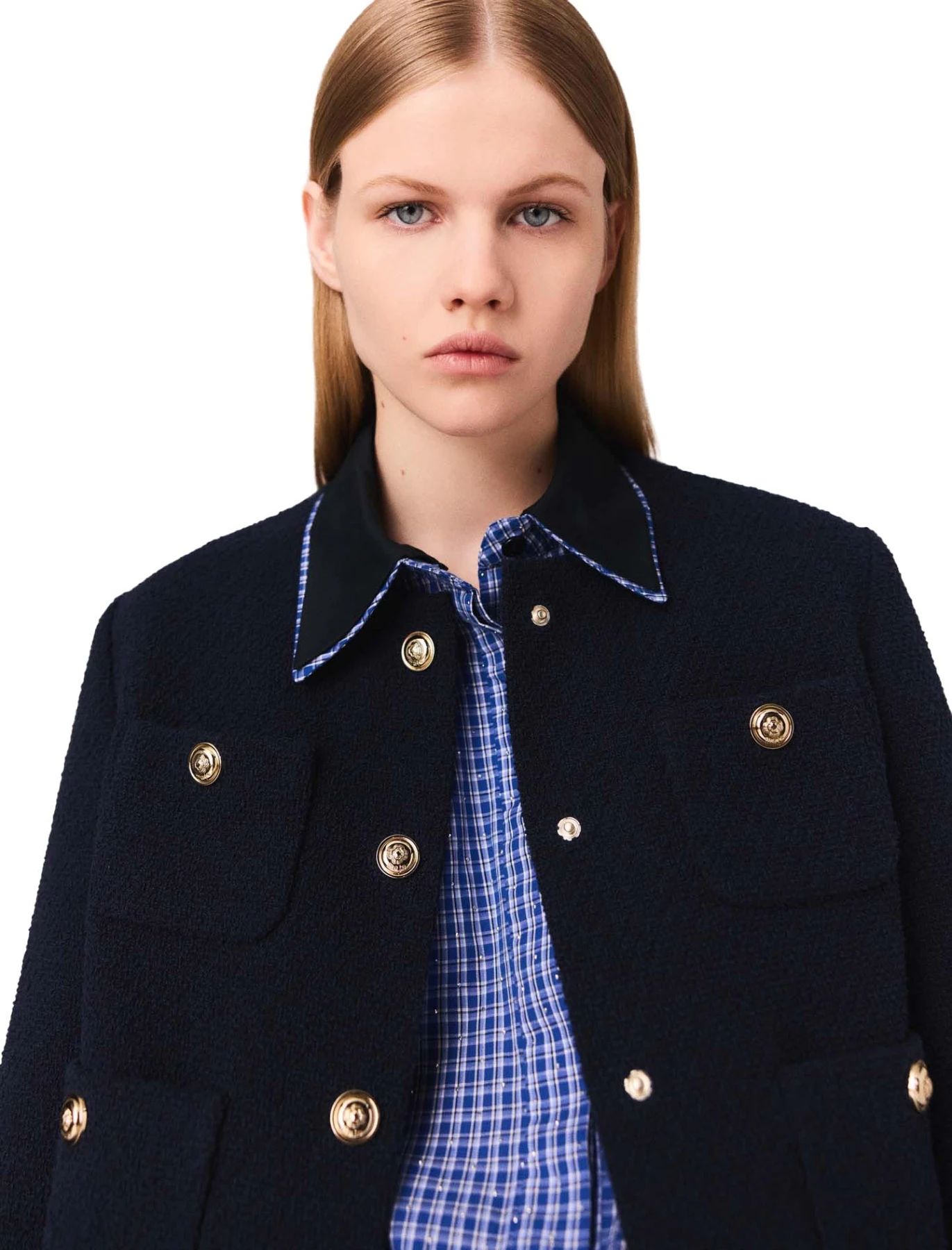 Tweed knit jacket Gallery