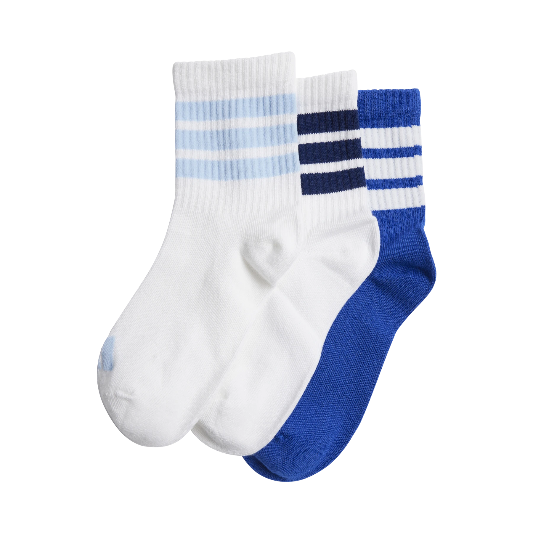 Ribbed crew Socks 3 Pairs Gallery