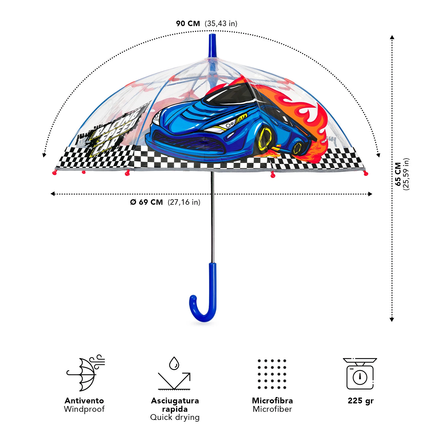 Racing car Print Umbrella Gallery