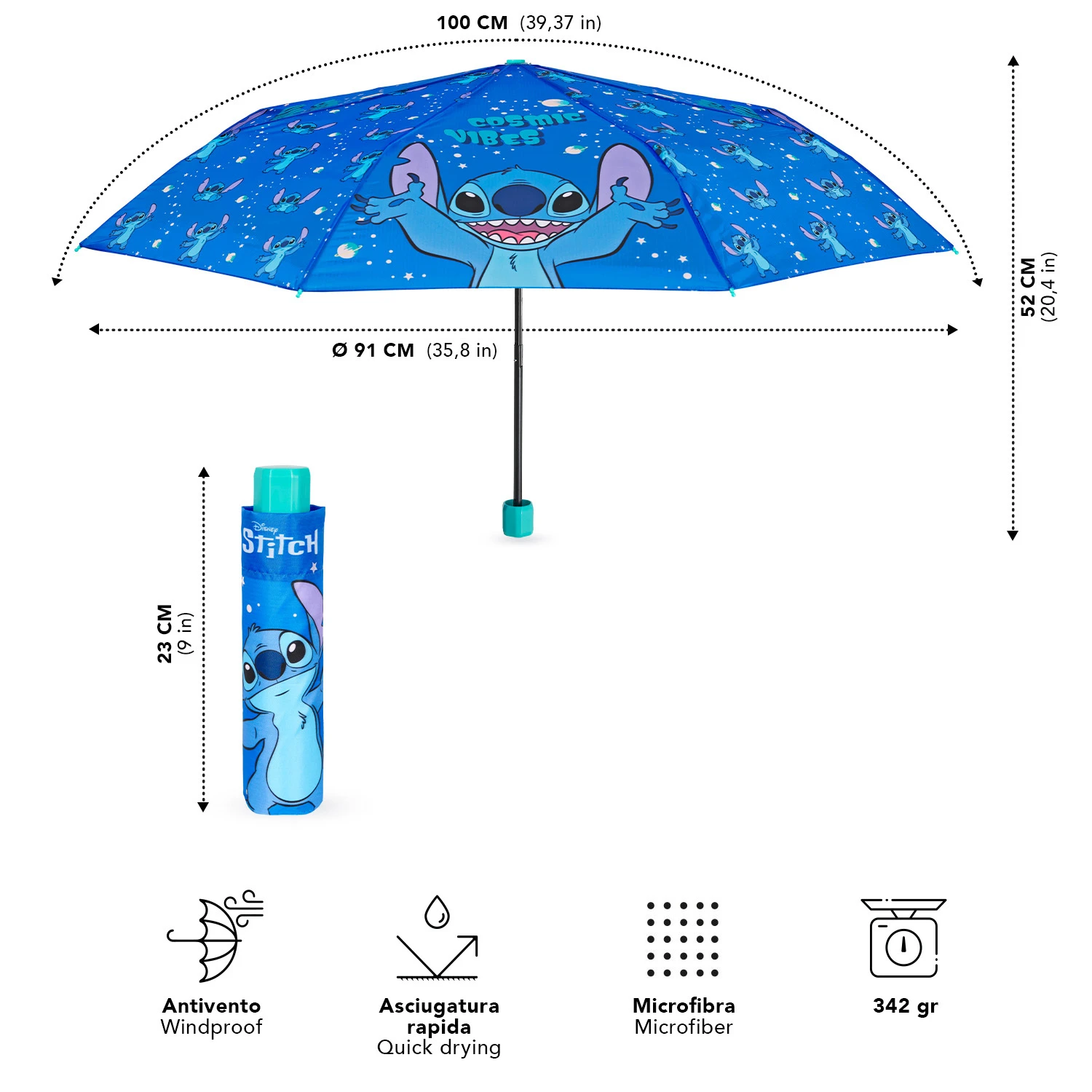 Lilo & Stitch print Umbrella Gallery
