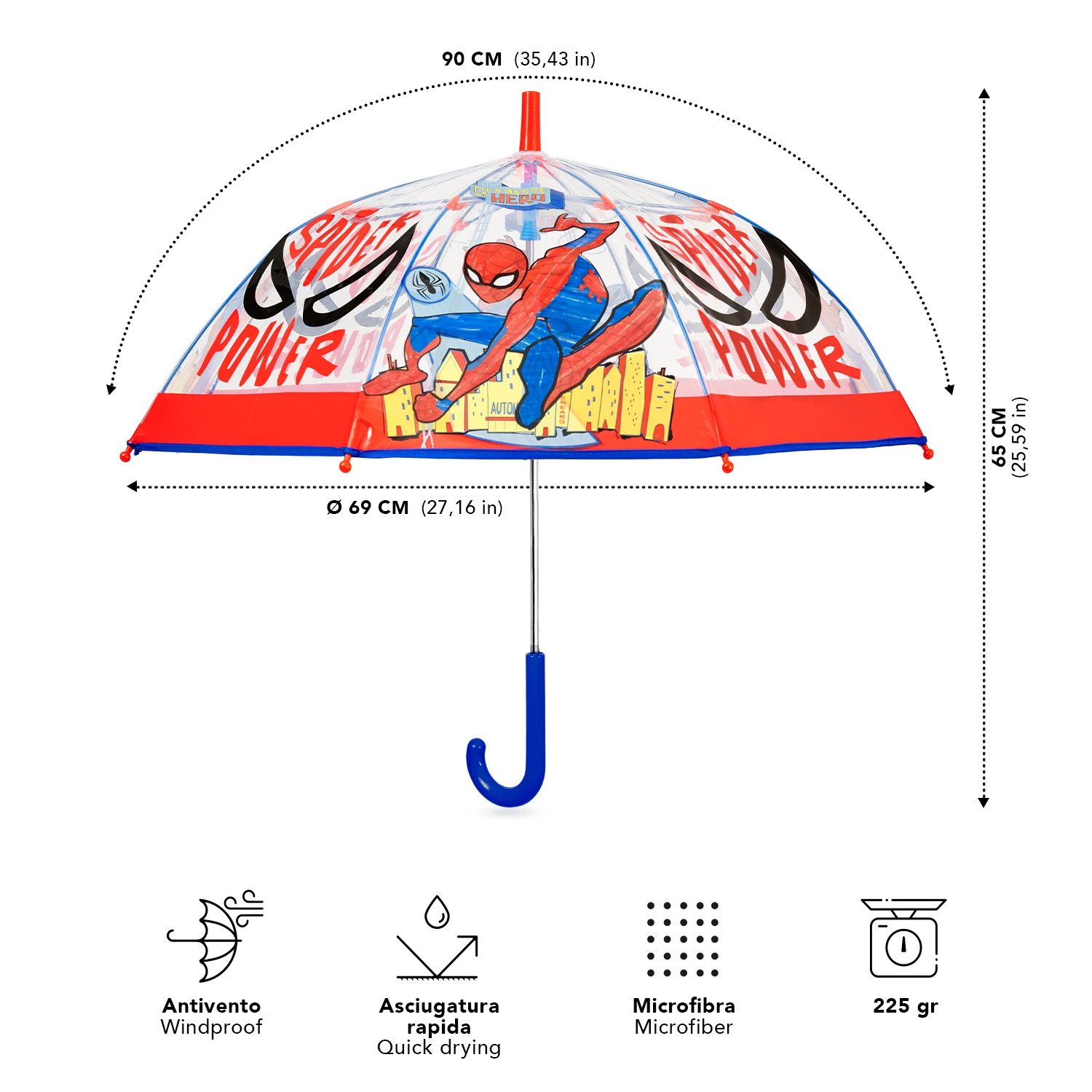 Spiderman print Umbrella Gallery