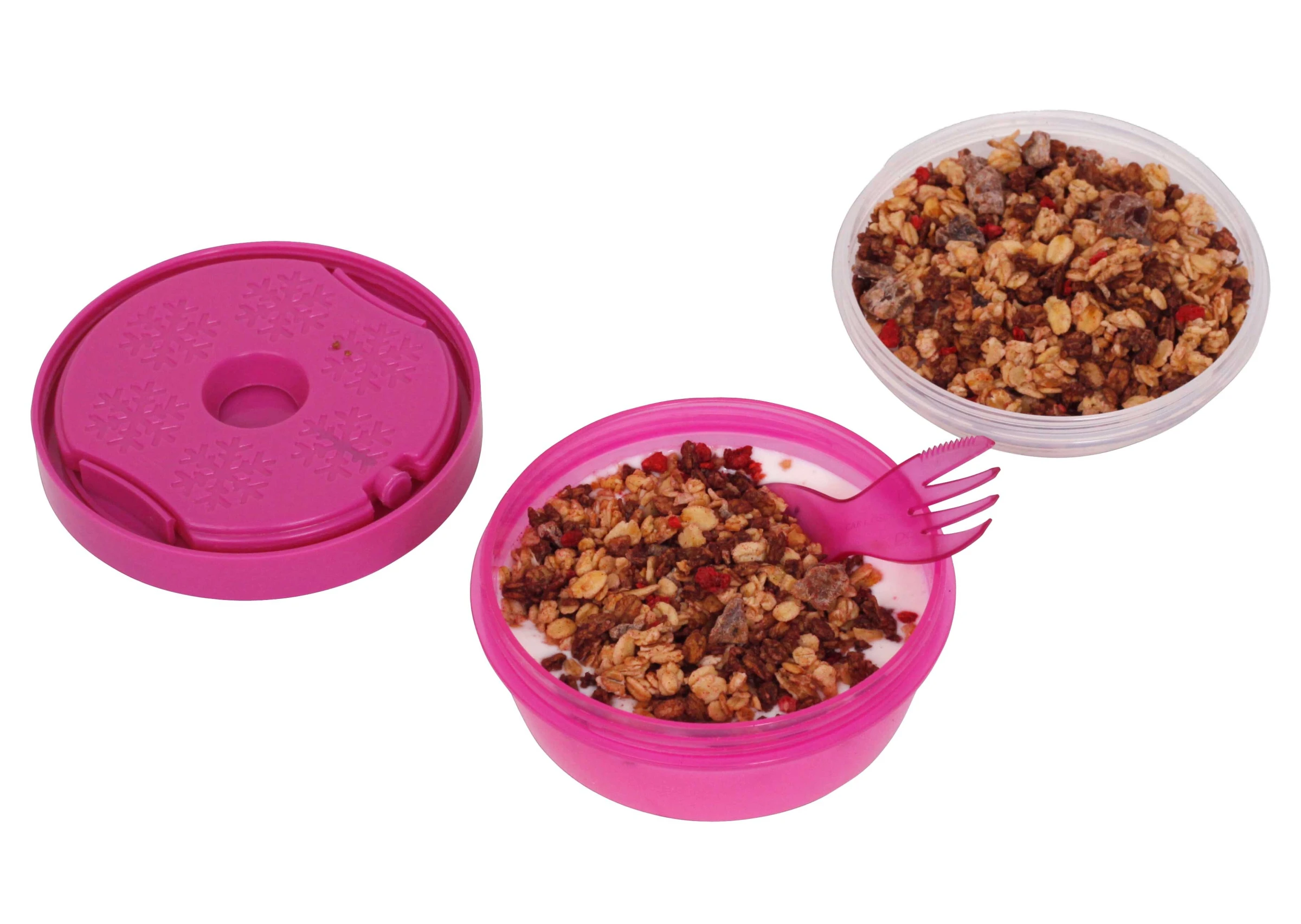 N'ice Cup, snack box with cooling disc - Purple Gallery