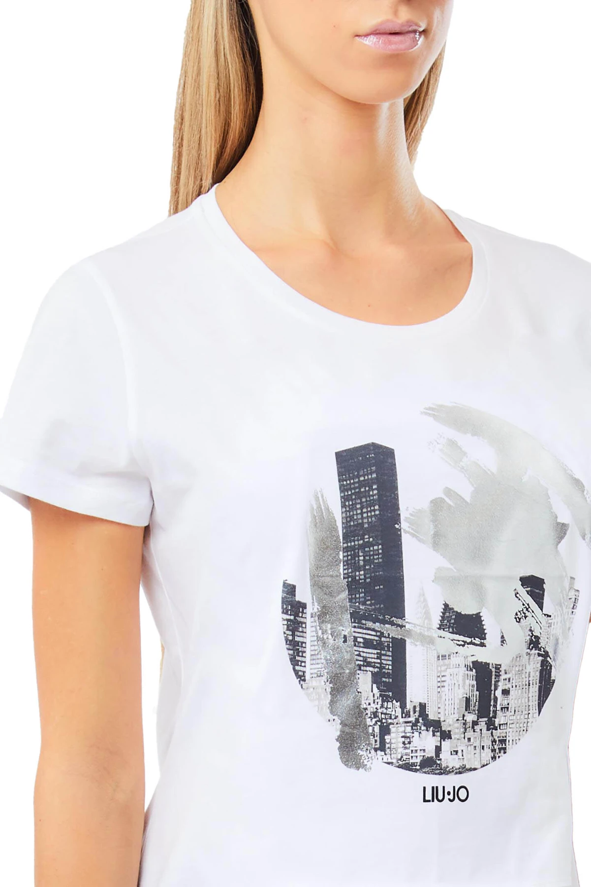 Regular Fit Short Sleeve T-shirt with Tiger Print Gallery