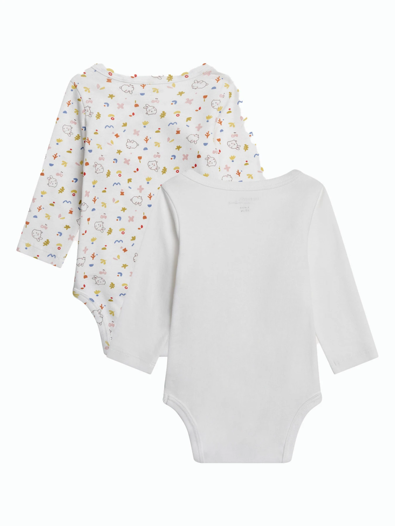 Set of 2 - Newborn Cotton Bodysuit Gallery