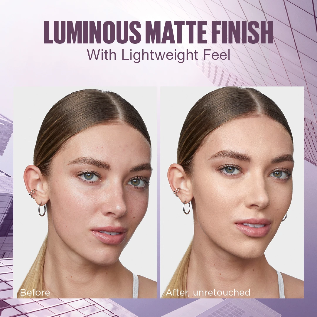 Maybelline New York Super Stay Lumi-Matte, Light As Air Foundation - 30H Longwear Gallery