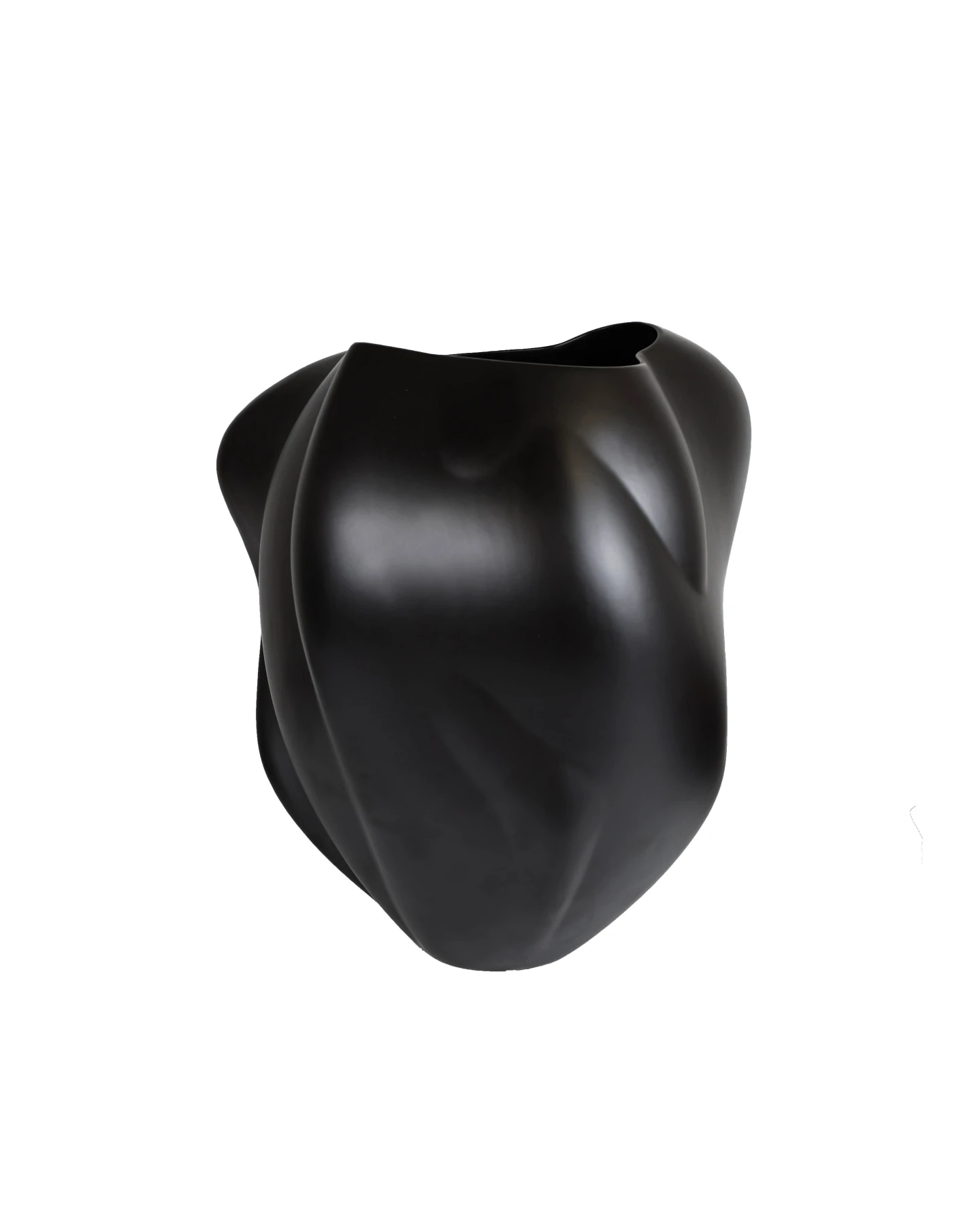 The Embrace Vase - Pearl Black Gallery