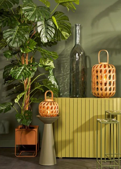 Helios hurricane light brown - h49xd31cm Gallery