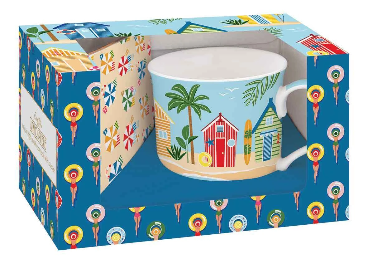 Set Porc.Mug 300 Ml W/Coaster In Window Color Box Gallery