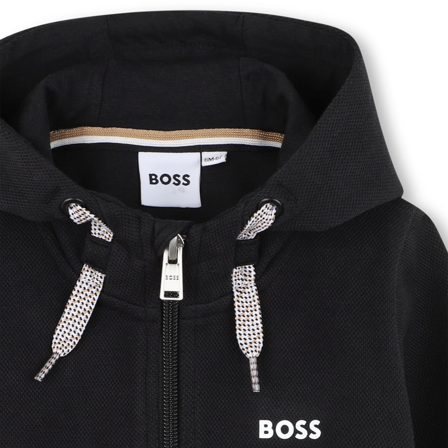 Hooded jogging cardigan with zipper Gallery