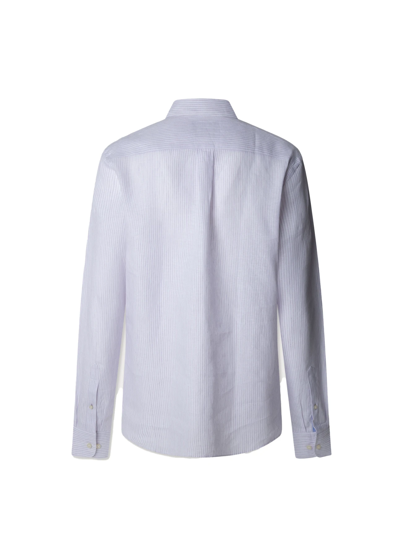 Classic Fit Linen Striped Shirt Gallery