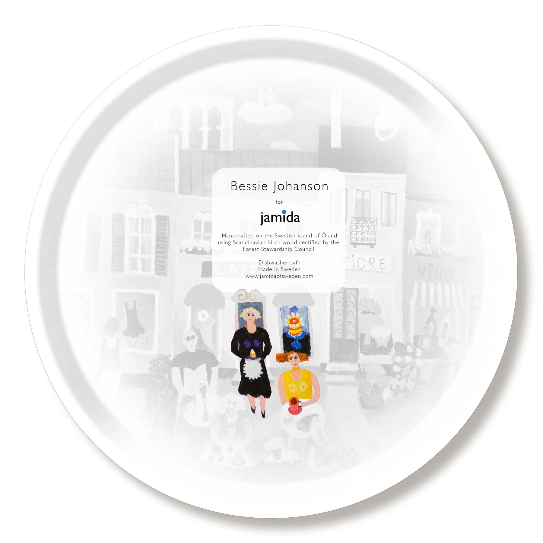 Tray Ø 31cm La Bella Gallery