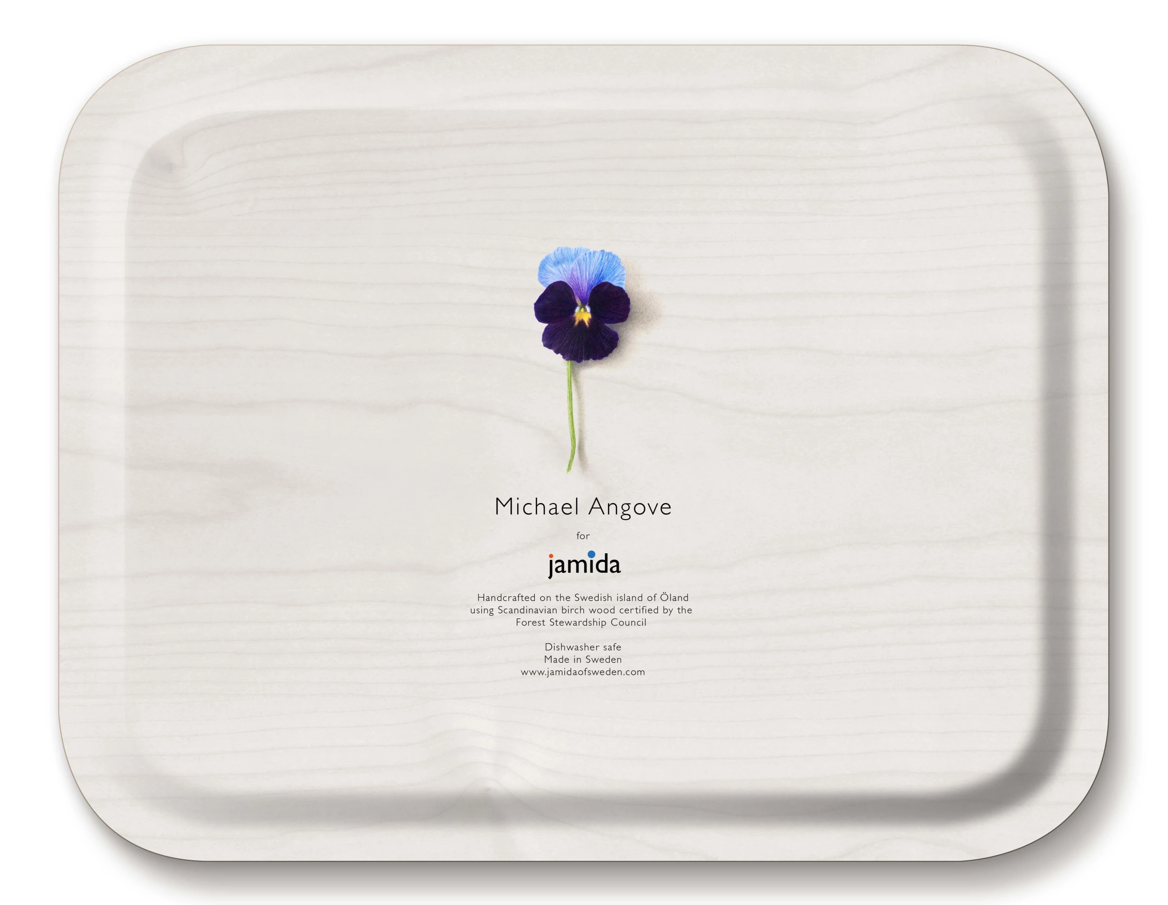 Tray 36x28cm Pansy Gallery
