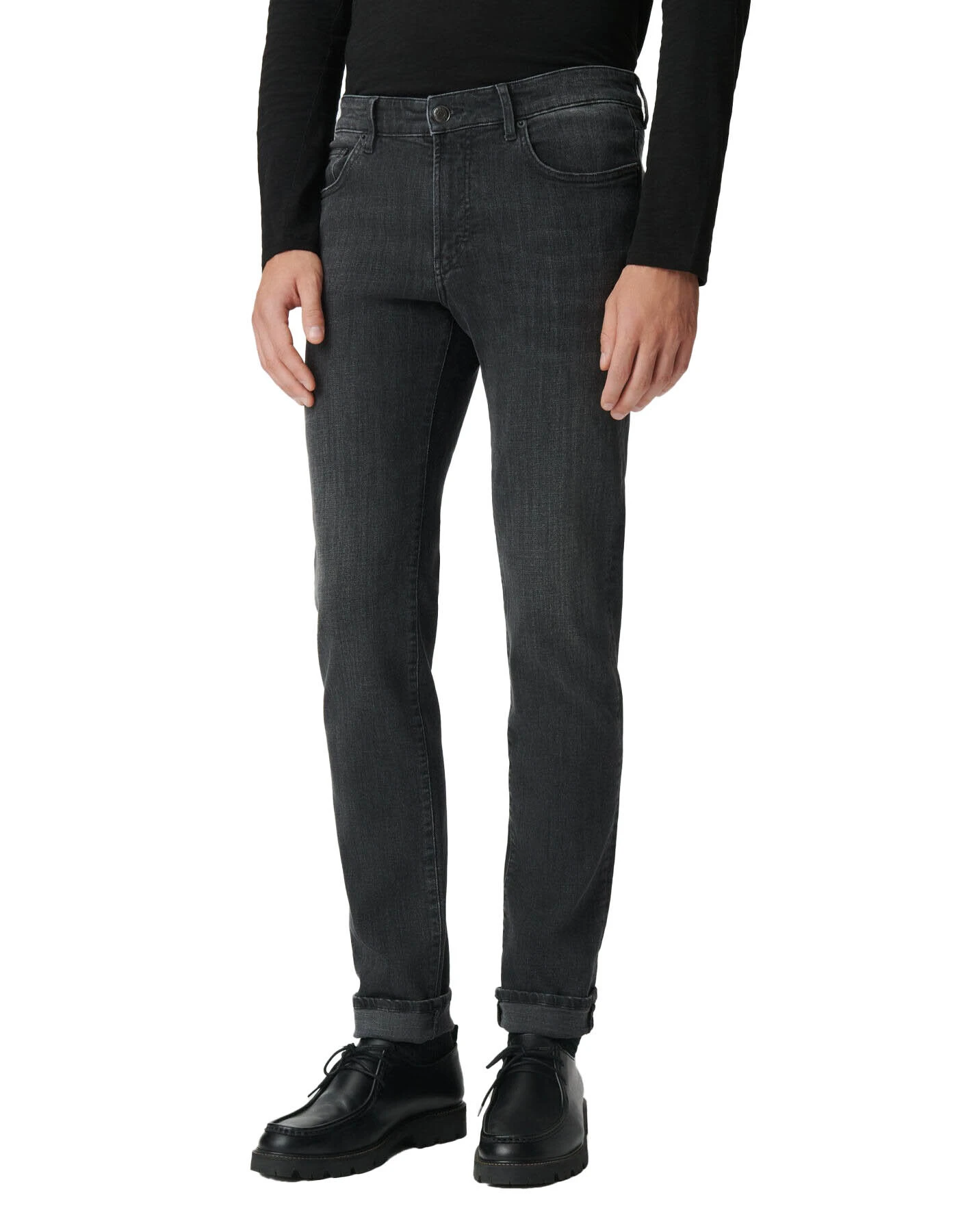 Slim-fit charcoal grey jeans  Gallery