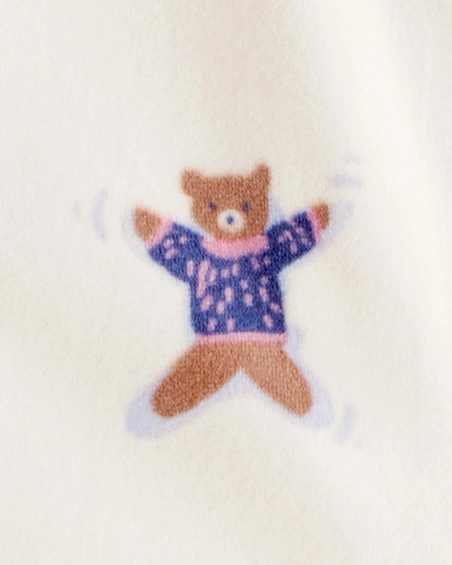 Snow Animals DreamPlush Snug Fit Long-Sleeve 2-Way Zip 1-Piece Pajamas Gallery