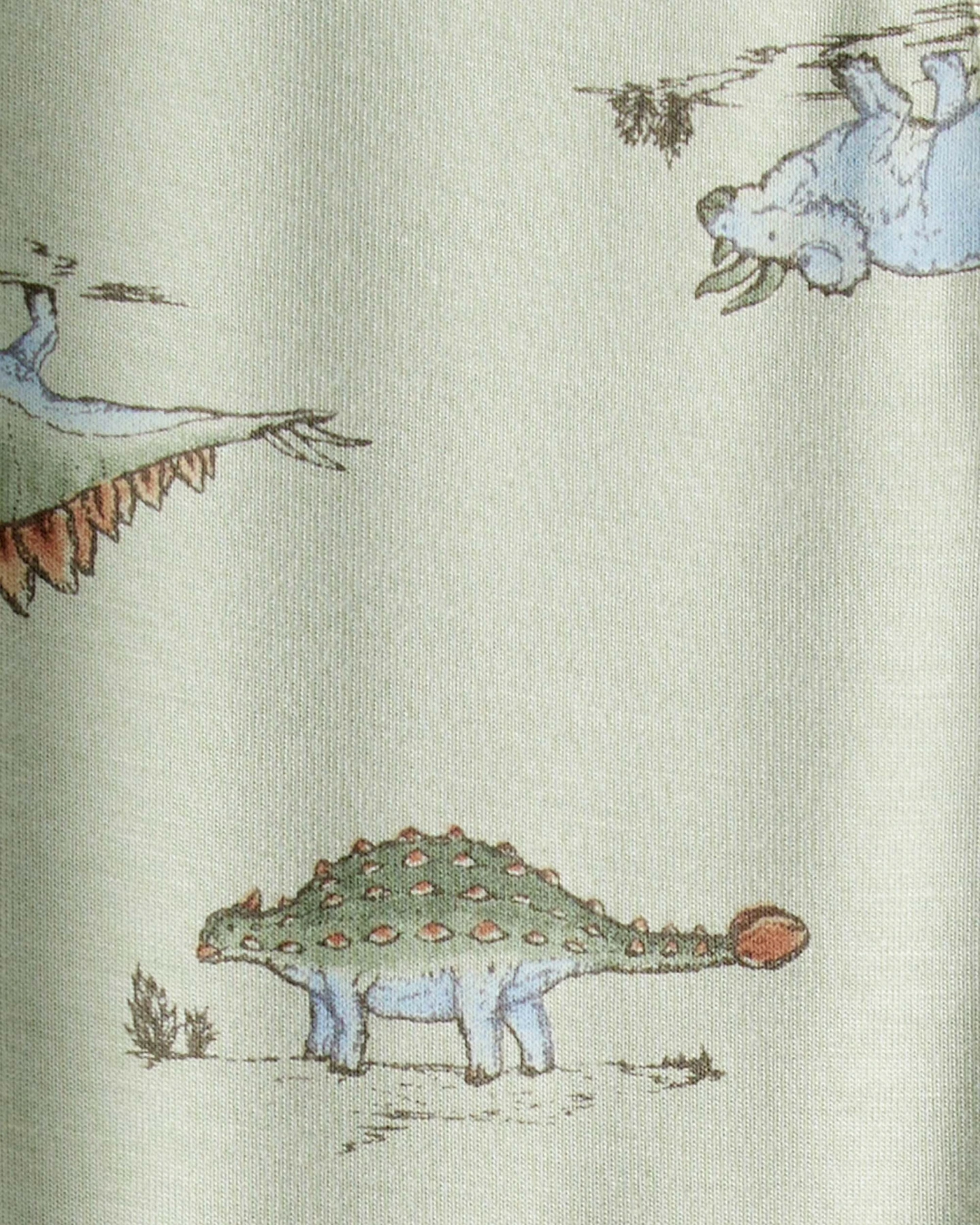 Dinosaur Print PurelySoft Long-Sleeve Sleep & Play  Gallery