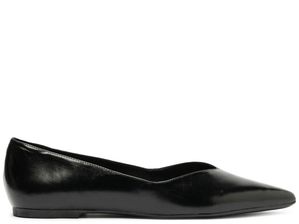 Leather Pointed-Toe Flat Ballerinas Gallery