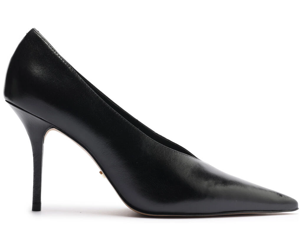 Leather Stiletto Heel with V-Cut Vamp Gallery