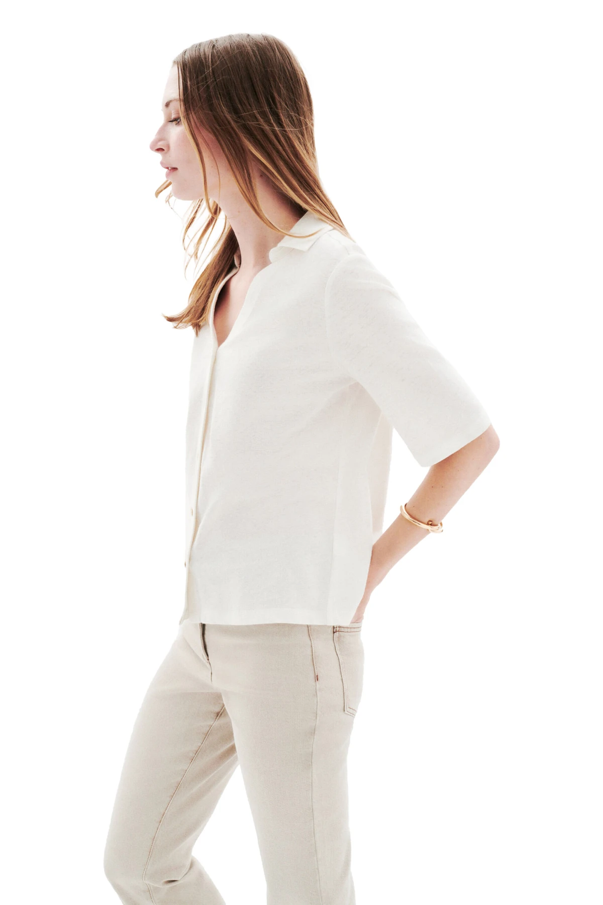 Short Sleeves Buttoned Shirt Gallery