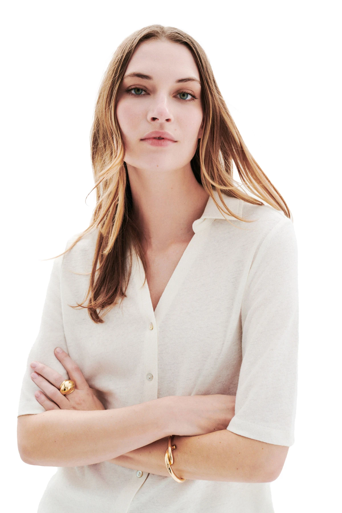 Short Sleeves Buttoned Shirt Gallery