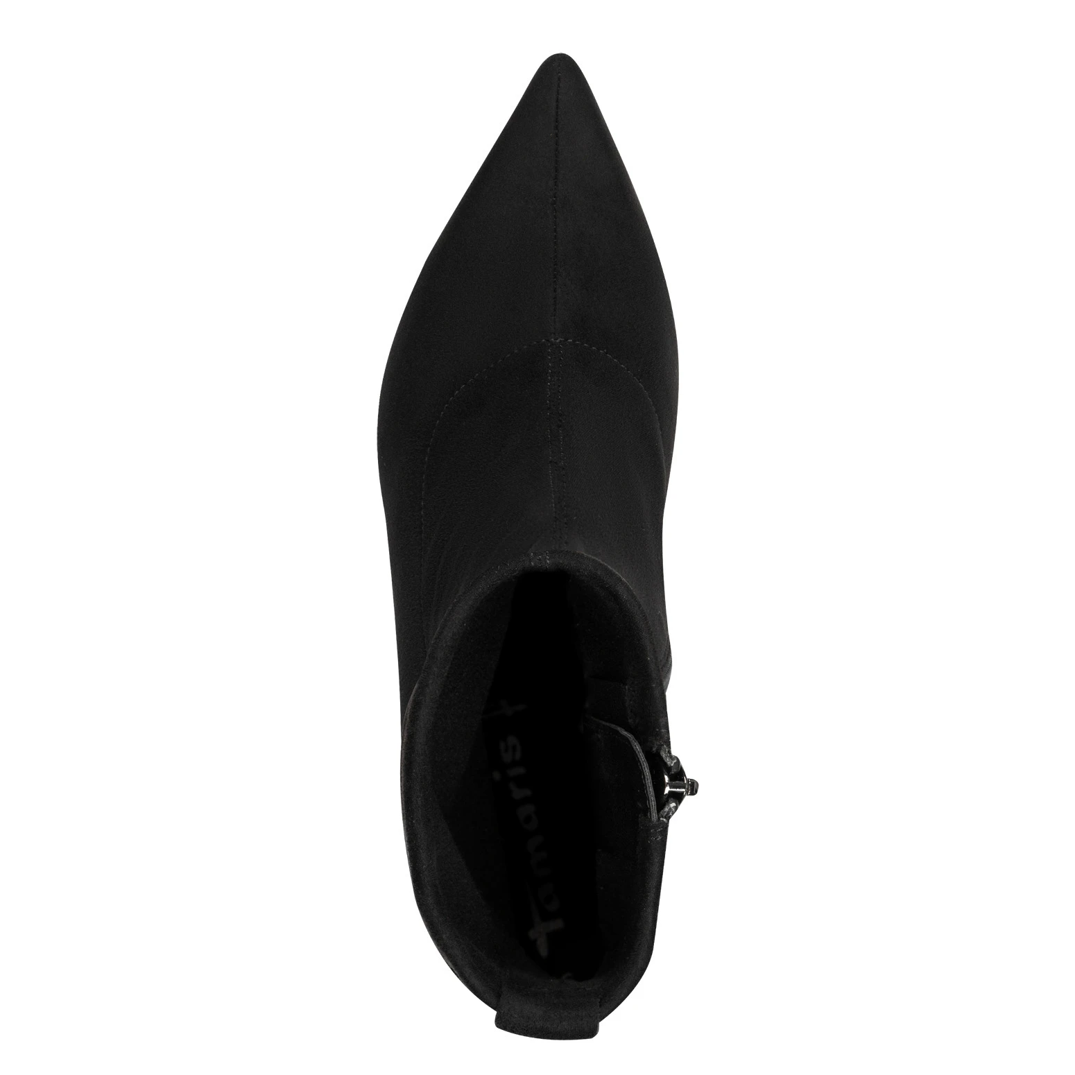 Pointed Toe Block Heel Suede Ankle Boots Gallery