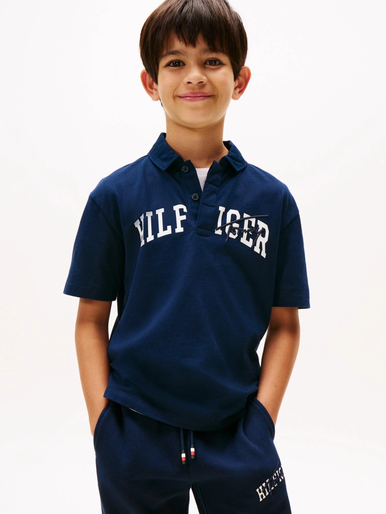 Graphic Cotton Joggers Gallery