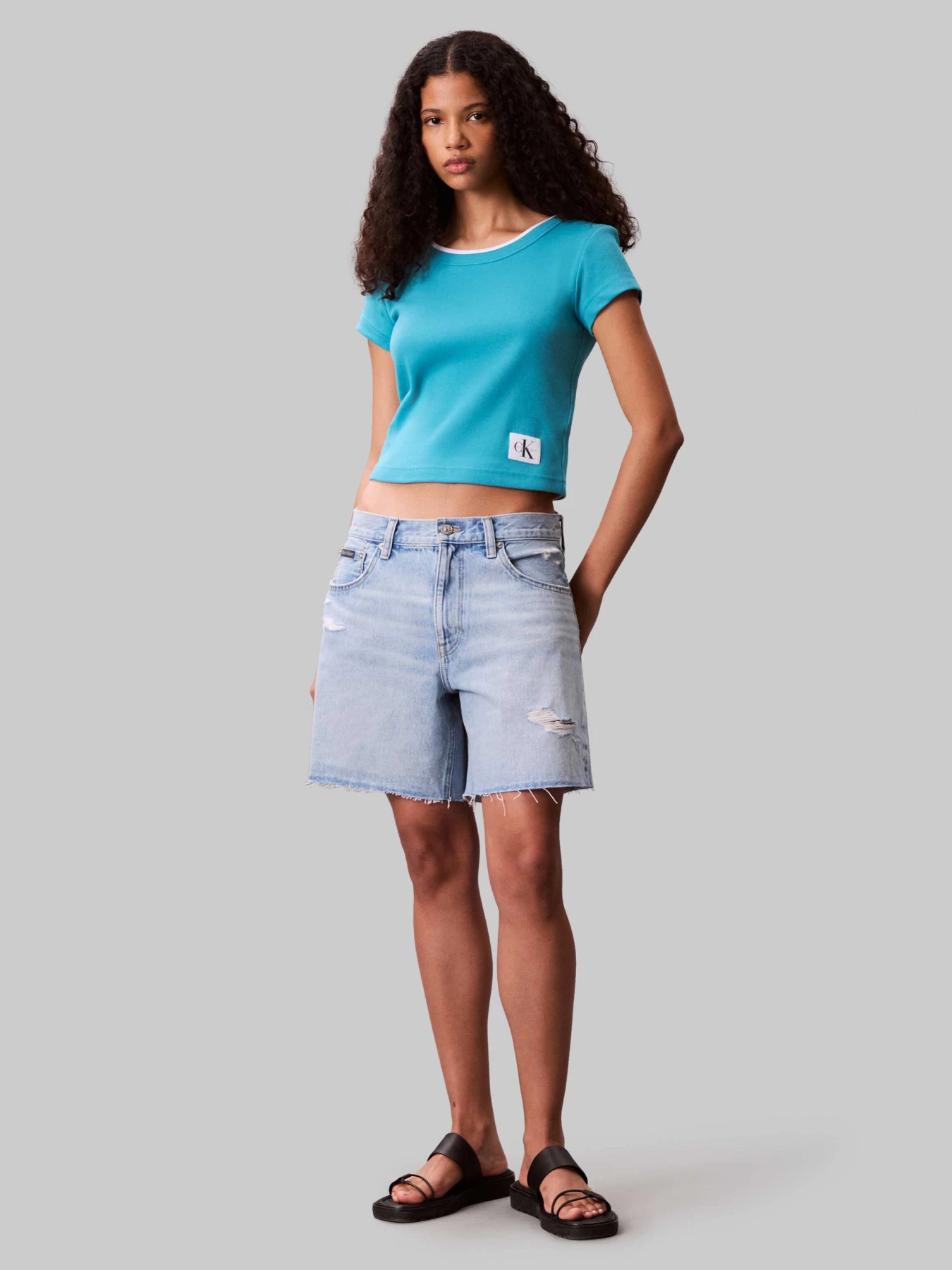 Rib Short Sleeve T-Shirt Gallery