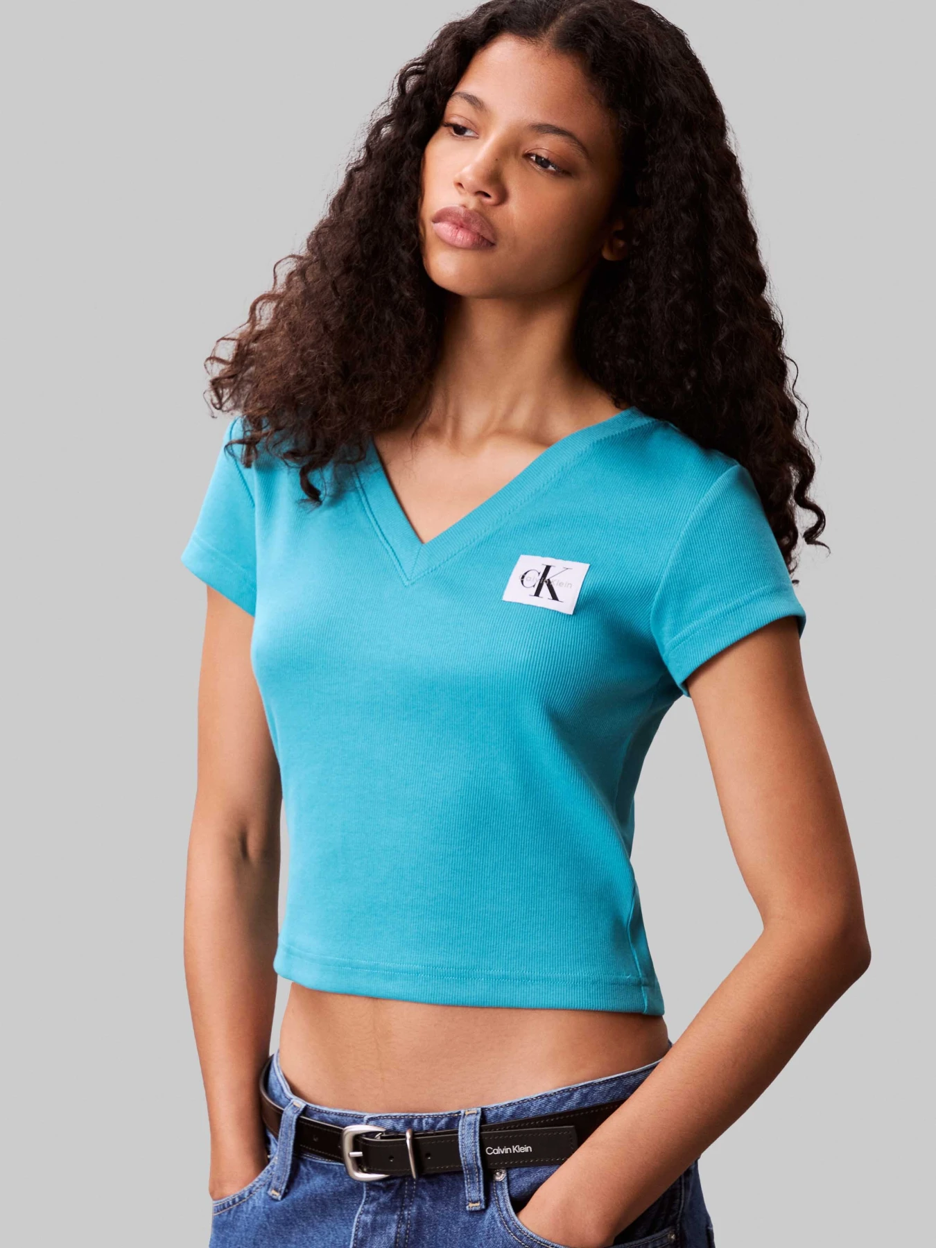 Rib Short Sleeve T-Shirt Gallery