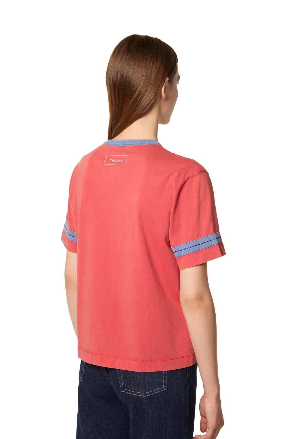 Short sleeves t-shirt adorned with rhinestones Gallery