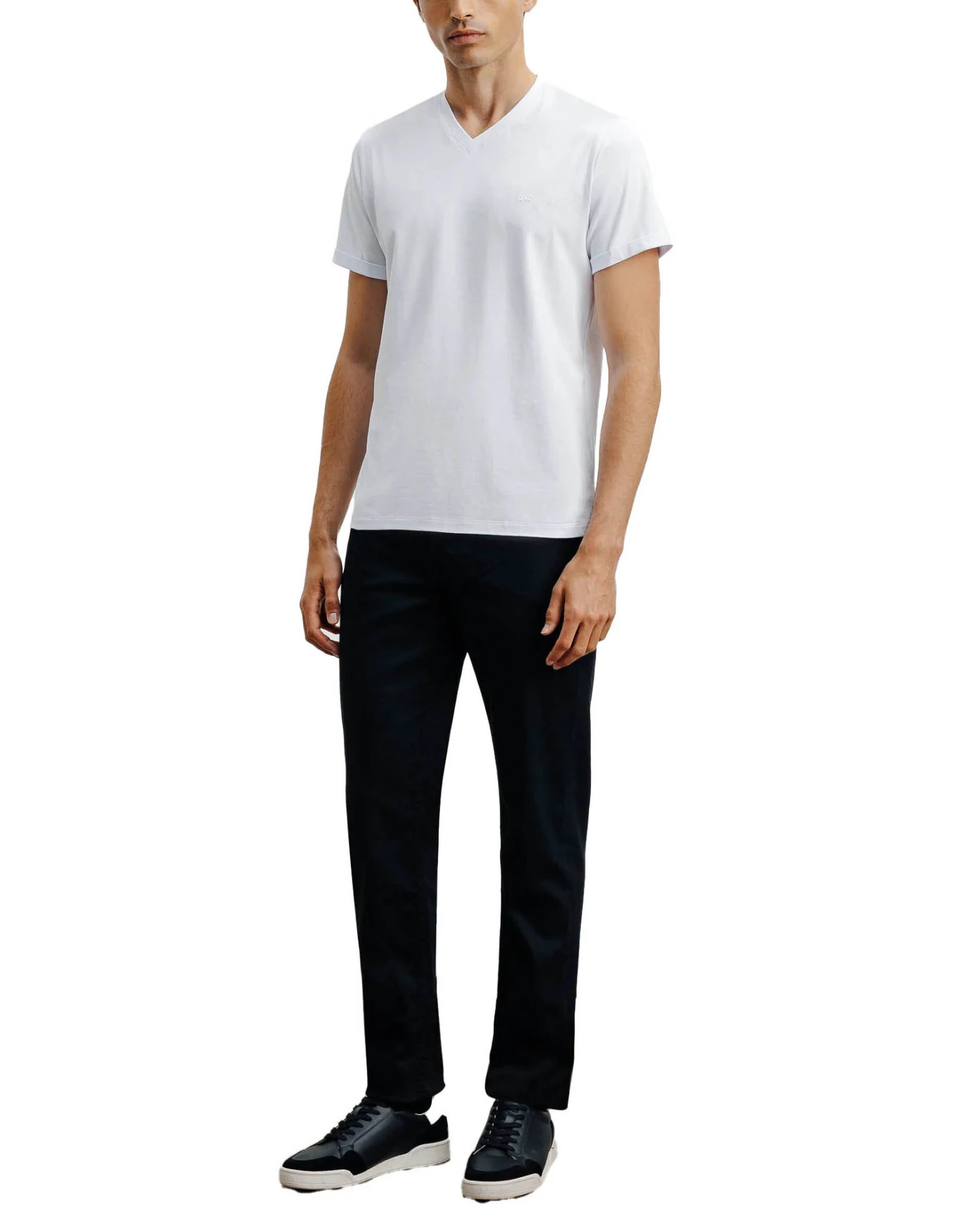 Short Sleeves V-neck T-shirt Gallery